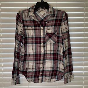 Burgundy Plaid Flannel